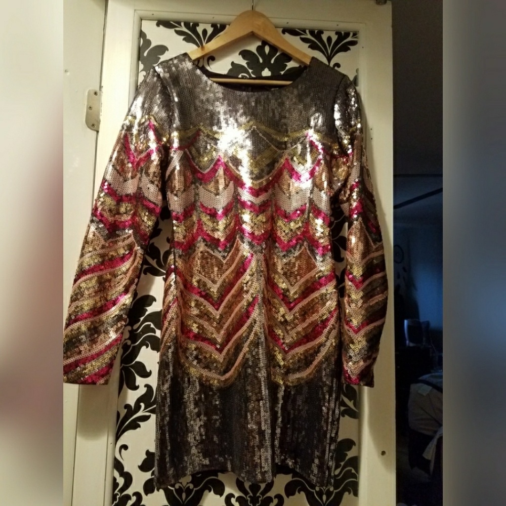 Bebe sequins dress